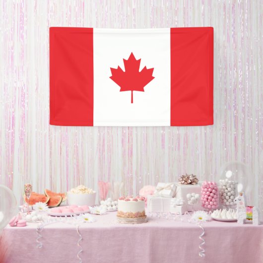 Canadese vlag spandoek (Feest)