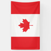 Canadese vlag spandoek (Verticaal)