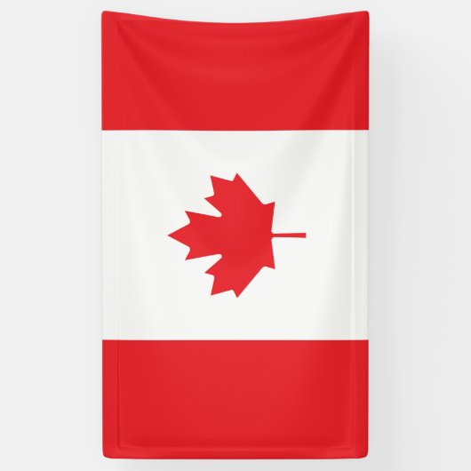 Canadese vlag spandoek (Verticaal)