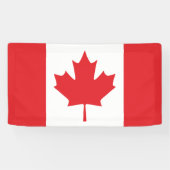 Canadese vlag spandoek (Horizontaal)