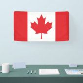 Canadese vlag spandoek (Beurs)