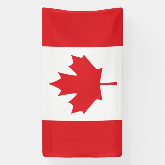 Canadese vlag spandoek (Verticaal)