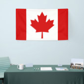 Canadese vlag spandoek (Beurs)