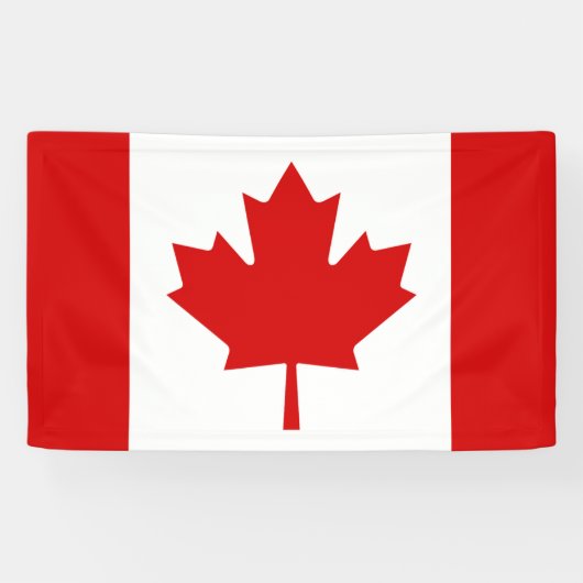 Canadese vlag spandoek (Horizontaal)