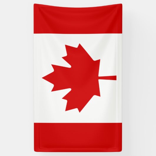 Canadese vlag spandoek (Verticaal)