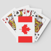 Canadese vlag speelkaarten (Achterkant)