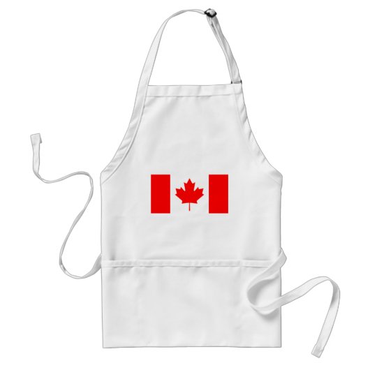 Canadese vlag standaard schort (Voorkant)