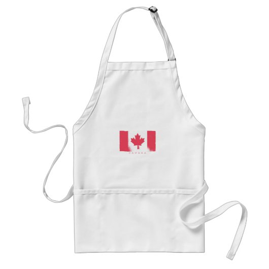 Canadese vlag standaard schort (Voorkant)