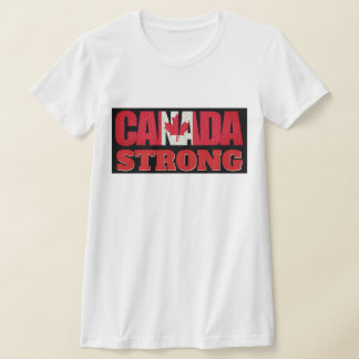 Canadese vlag sterk t-shirt