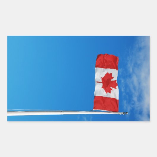 Canadese vlag sticker (Voorkant)