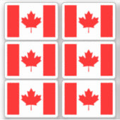 Canadese vlag sticker (Voorkant)