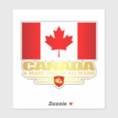 Canadese vlag sticker (Vel)