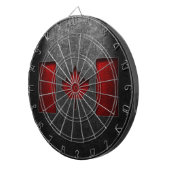 Canadese vlag Stone Texture Dartbord (Voorkant Rechts)