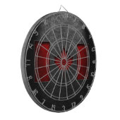 Canadese vlag Stone Texture Dartbord (Voorkant Links)