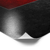 Canadese vlag Stone Texture Foto Afdruk (Hoek)