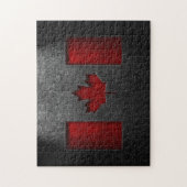 Canadese vlag Stone Texture Legpuzzel (Verticaal)