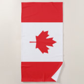 Canadese vlag strandlaken (Voorkant)