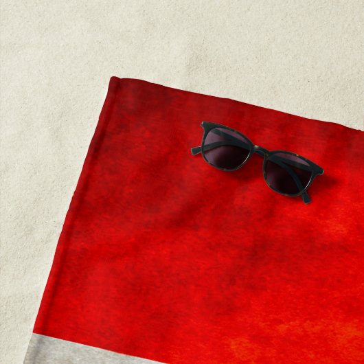 Canadese vlag strandlaken (In situ)