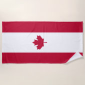 Canadese vlag strandlaken (Voorkant)