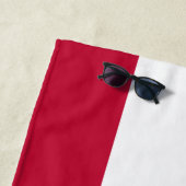 Canadese vlag strandlaken (In situ)