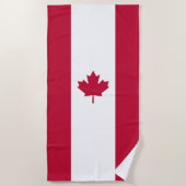 Canadese vlag strandlaken (Voorkant)