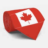 Canadese vlag stropdas (Opgerold)