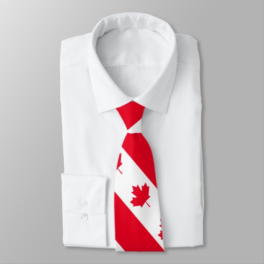 Canadese vlag stropdas (Gebonden)