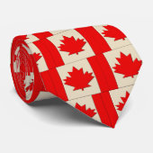 Canadese vlag stropdas (Opgerold)