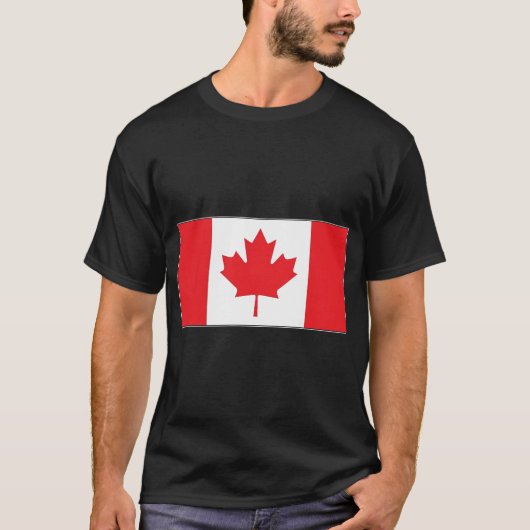 Canadese vlag t-shirt (Voorkant)