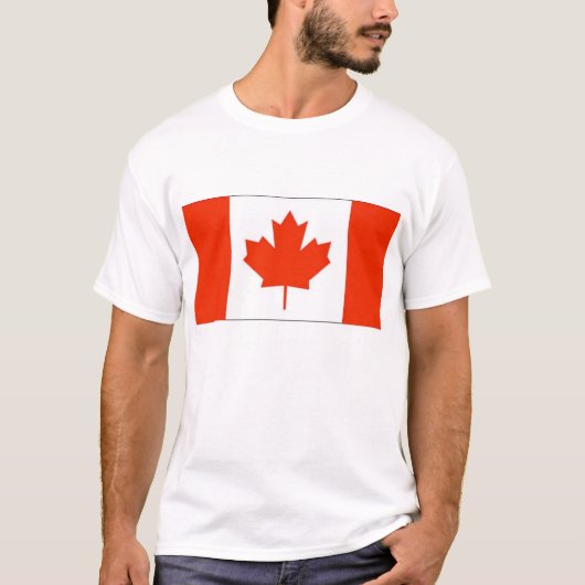 Canadese vlag t-shirt (Voorkant)