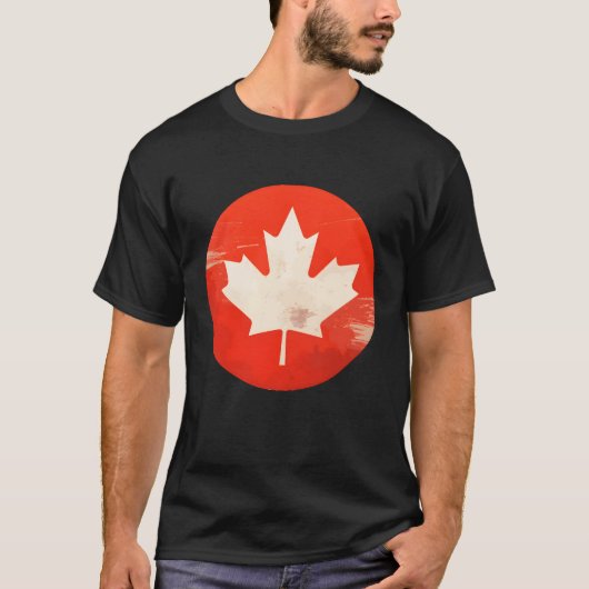 Canadese vlag t-shirt (Voorkant)