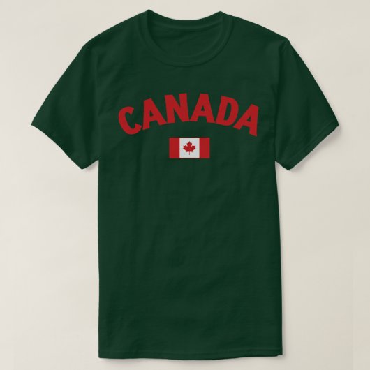 Canadese vlag t-shirt (Design voorkant)