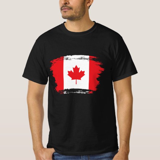 Canadese vlag t-shirt (Voorkant)