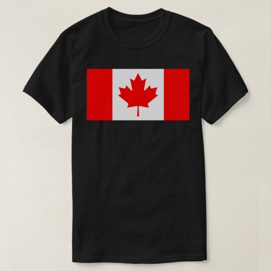 canadese vlag t-shirt (Design voorkant)