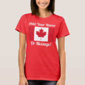 Canadese vlag T-Shirt (Voorkant)
