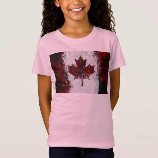 Canadese vlag T-Shirt (Voorkant)
