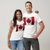 Canadese vlag t-shirt (Unisex)