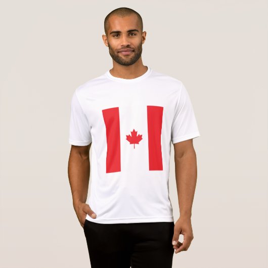 Canadese vlag t-shirt (Voorkant volledig)