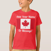 Canadese vlag T-Shirt (Voorkant)