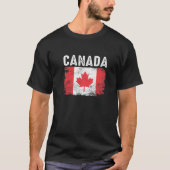  Canadese vlag T-shirt (Voorkant)