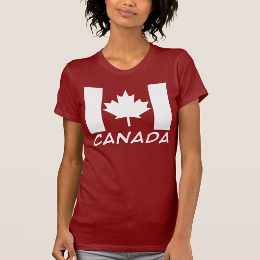 Canadese vlag t-shirt (Voorkant)