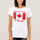 Canadese vlag T-Shirt (Voorkant)