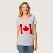 Canadese vlag t-shirt (Voorkant volledig)