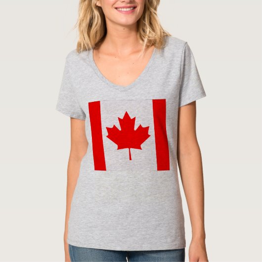 Canadese vlag t-shirt (Voorkant)