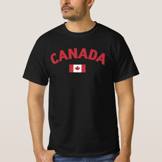 Canadese vlag t-shirt (Voorkant)
