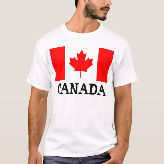 Canadese vlag t-shirt (Voorkant)