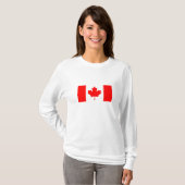 canadese vlag T-Shirt (Voorkant volledig)