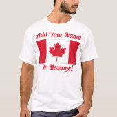Canadese vlag t-shirt (Voorkant)