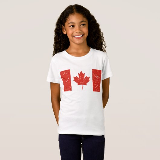 Canadese vlag t-shirt (Voorkant volledig)