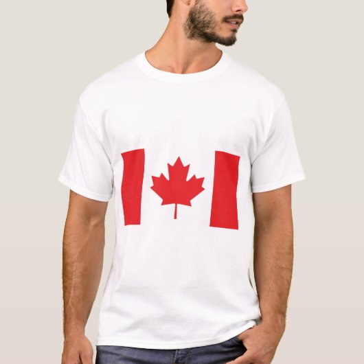Canadese vlag t-shirt (Voorkant)